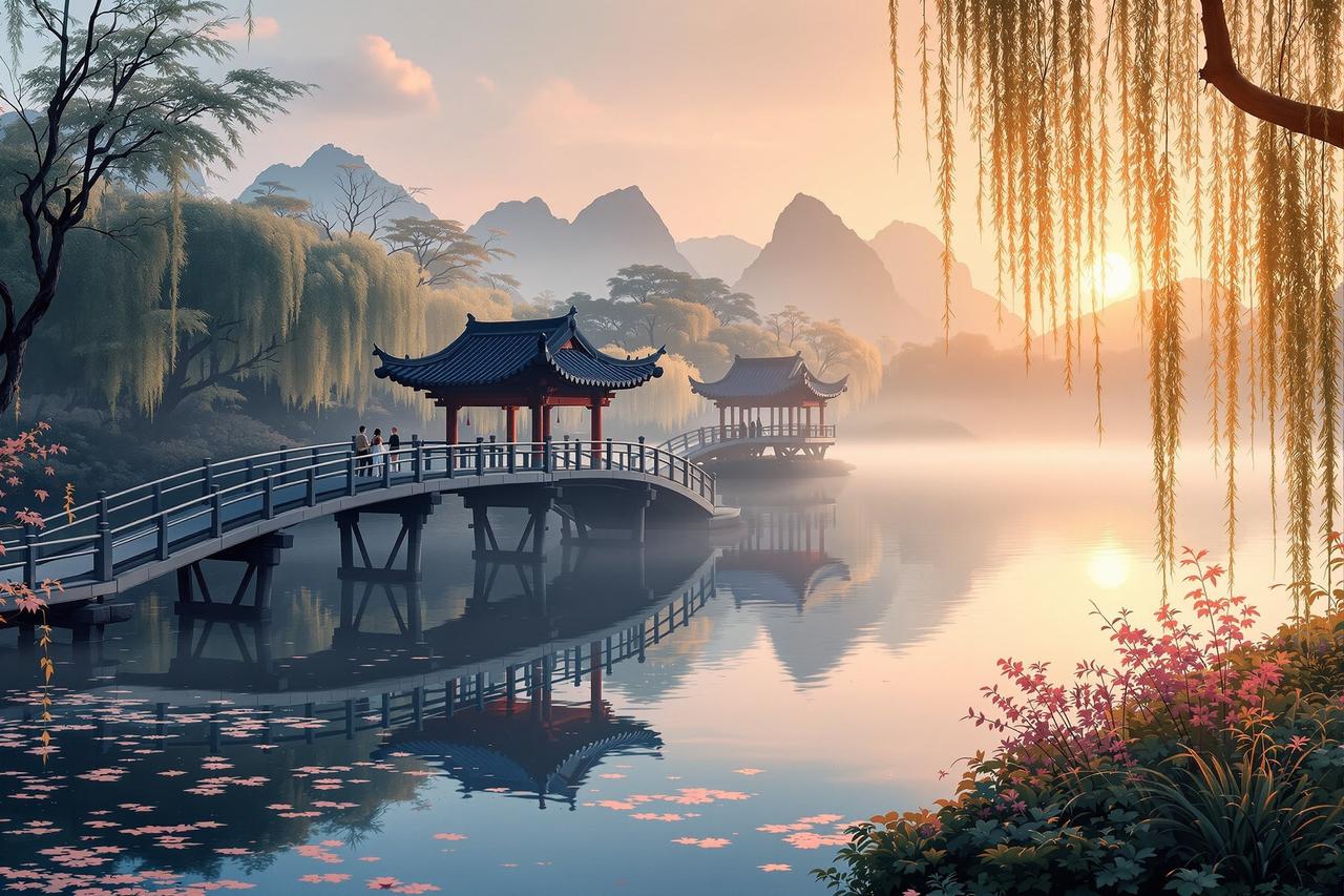 南瓜短剧 - 杭州西湖文旅短剧《断桥烟雨》 南瓜短剧成功案例 - 杭州西湖文旅短剧《断桥烟雨》